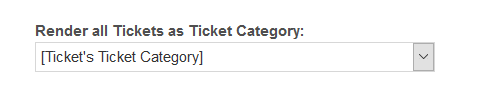 Render all Tickets as Ticket Category The Render all Tickets as Ticket Category menu in the Service Desk section of the Autotask PSA Security Levels page.